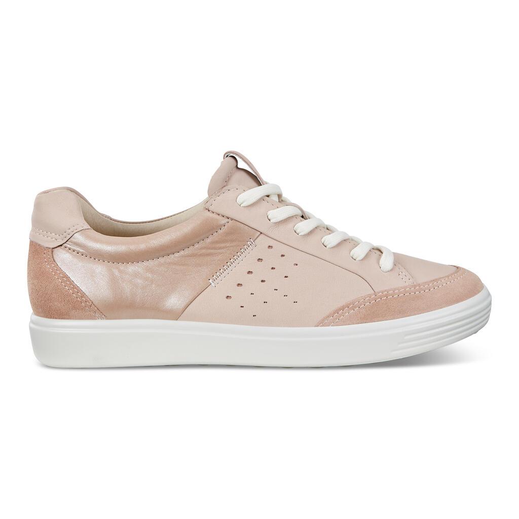 Ecco Soft 7 Womens Sneakers Rose - India XAL-496378